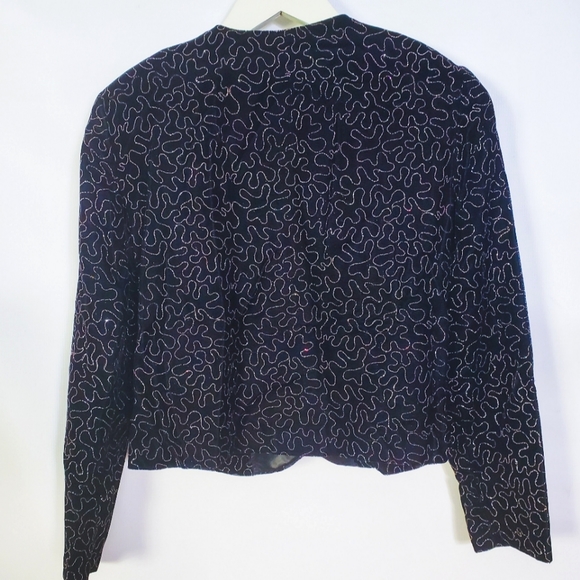 Glitter Crop Jacket - Picture 3 of 4
